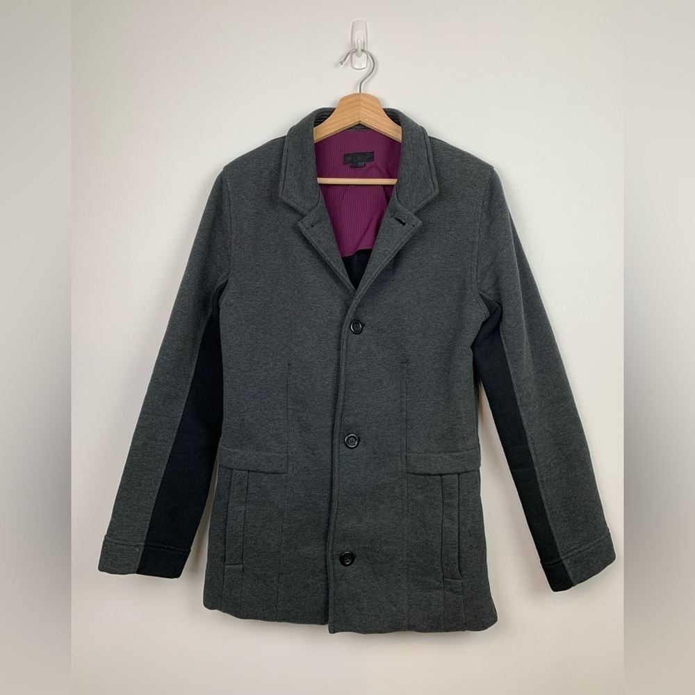 Lululemon Post Gravity Blazer Heathered Black Gray Size Small-medium Fleece